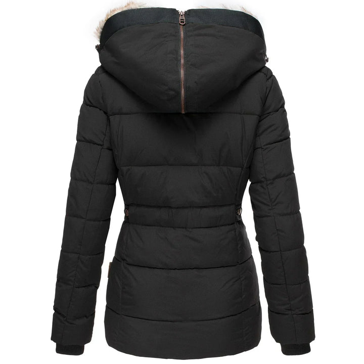 Hanne™ - Vinterjacka med Fluffig Krage och Slim Fit