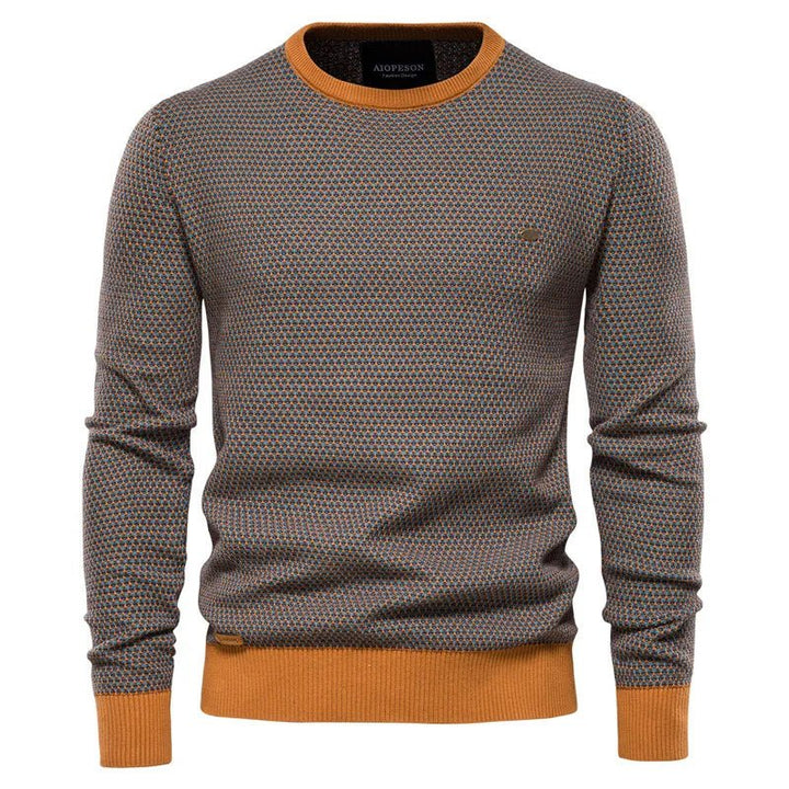 Steinmann | Herrpullover med Rutmönster