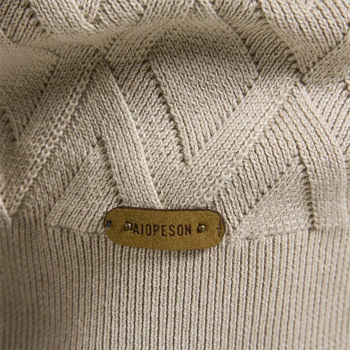 Theodor | Herrpullover med Rutmönster