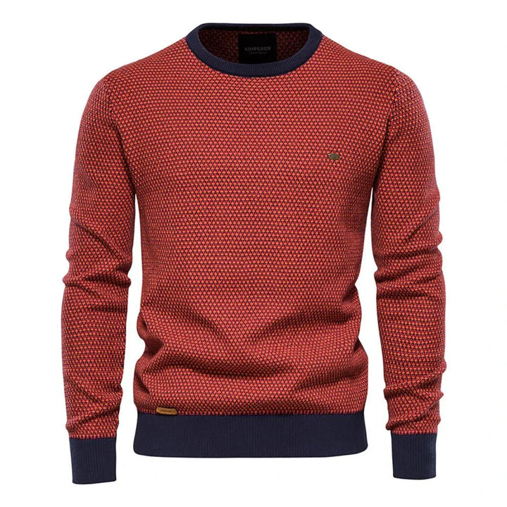 Steinmann | Herrpullover med Rutmönster