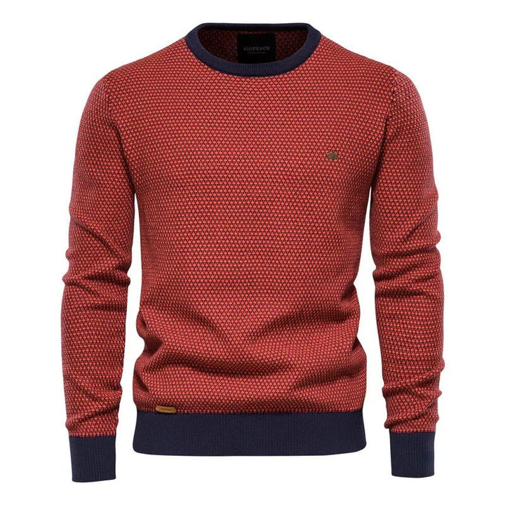 Steinmann | Herrpullover med Rutmönster